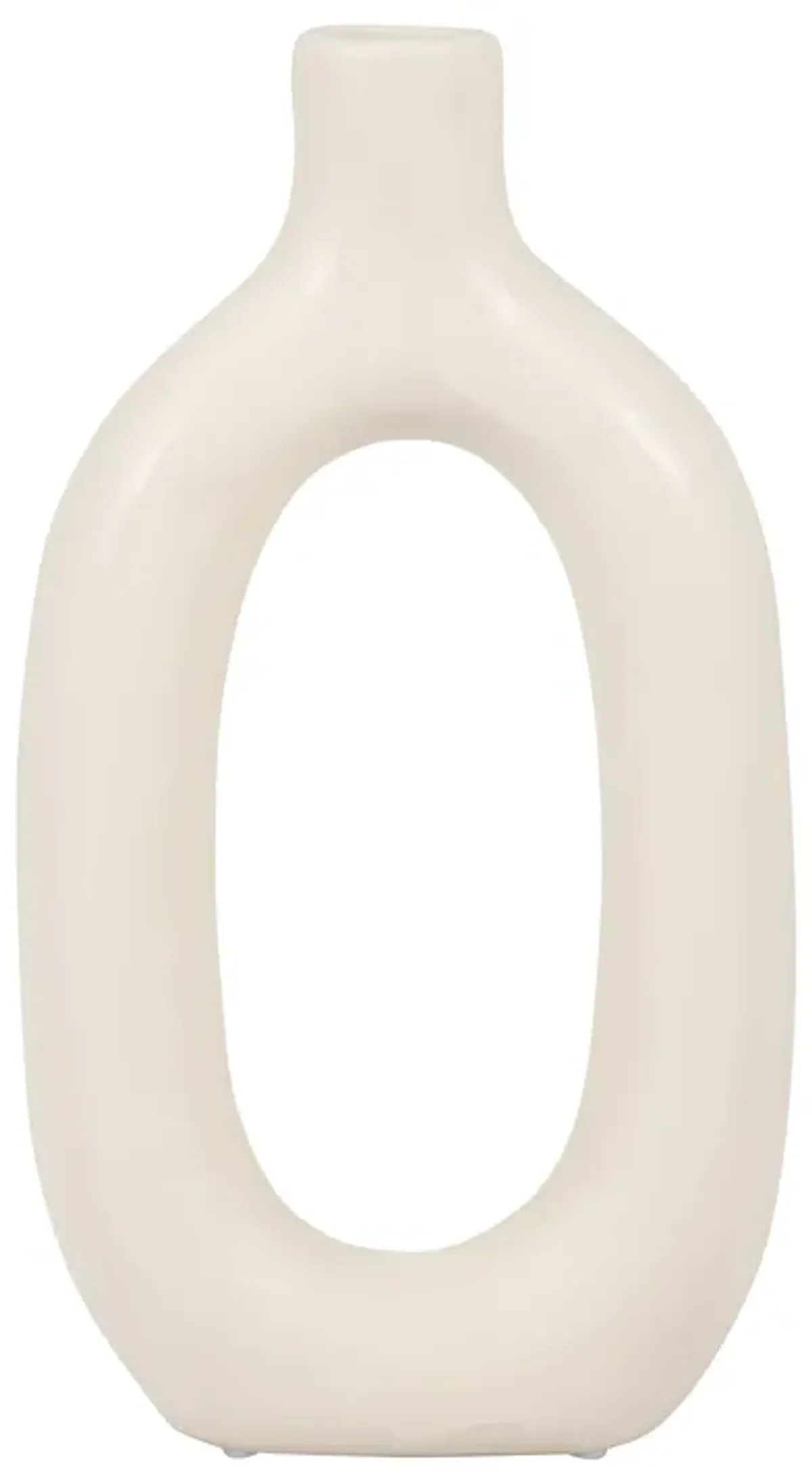 9" Abstrct Texture CutOut Vase