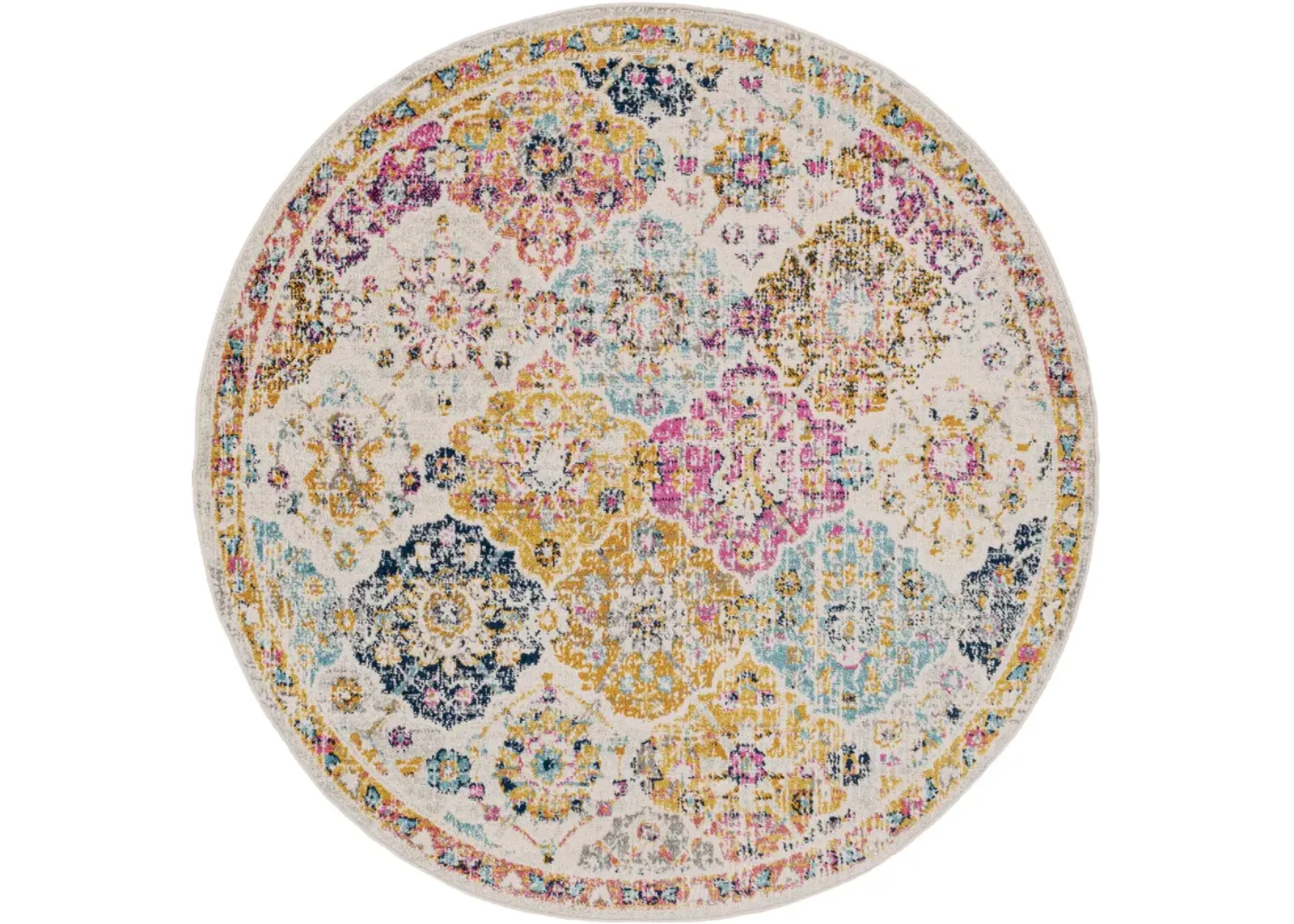 Harput HAP-1018 7'10' Round Red Rug