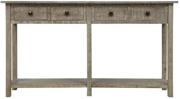 Merax Rustic Brushed Texture Entryway Console Table