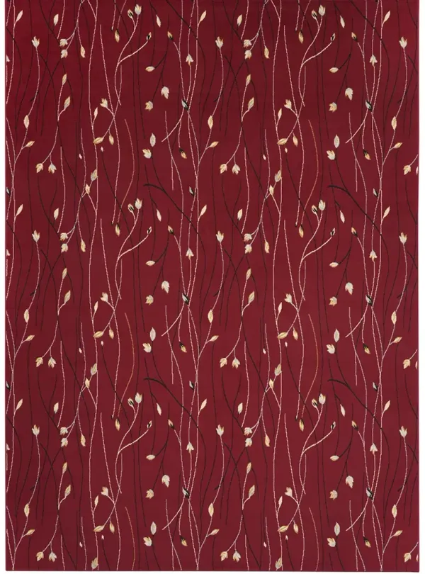 Grafix GRF15 Red 8' x Round Rug