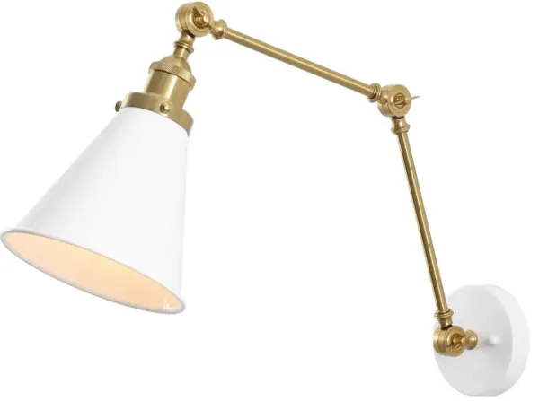 Rover Classic Industrial Metal Adjustable Arm LED Wall Sconce