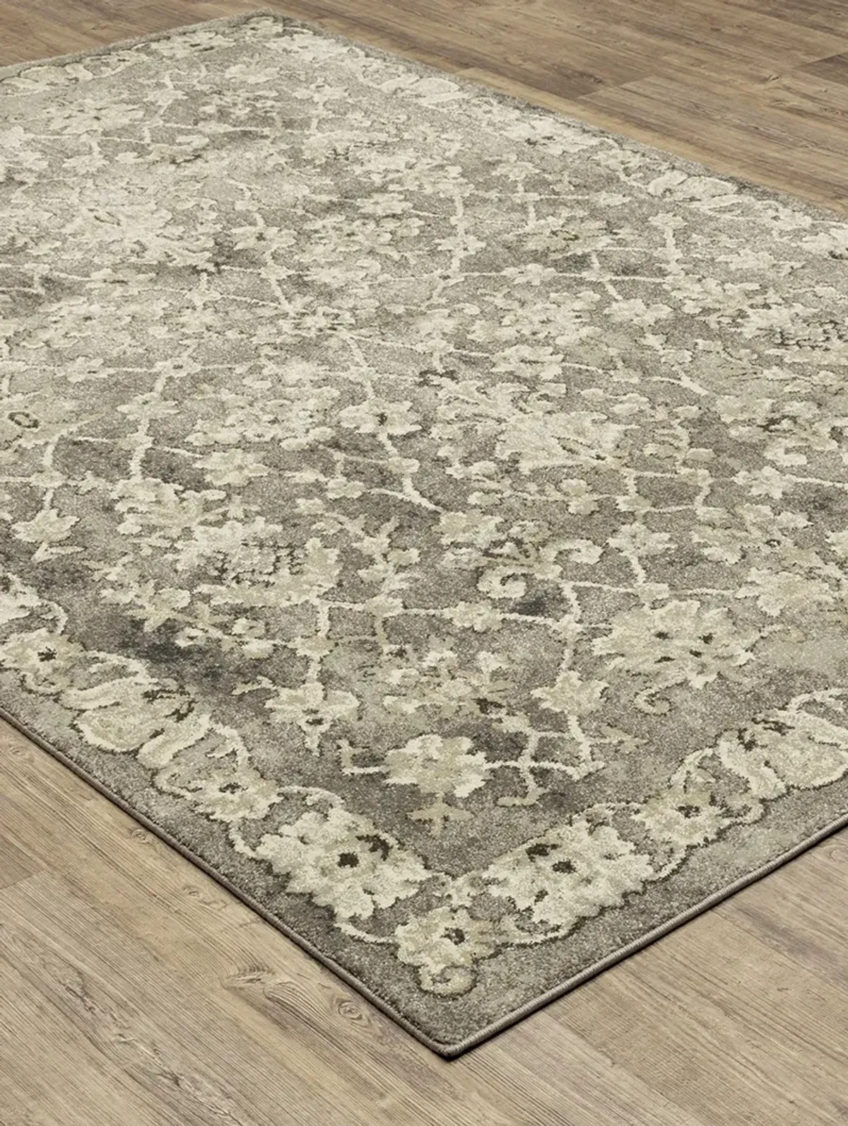 Florence 2'3" x 7'6" Grey Rug