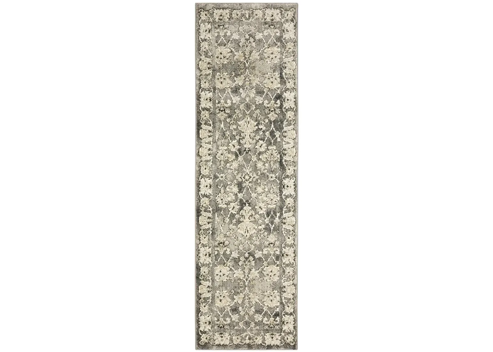 Florence 2'3" x 7'6" Grey Rug