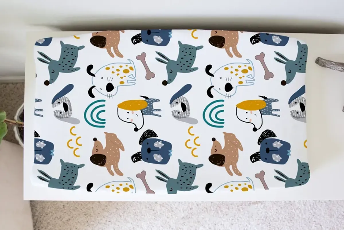 Baby Changing Pad Cover - My Best Friends (Dogs)