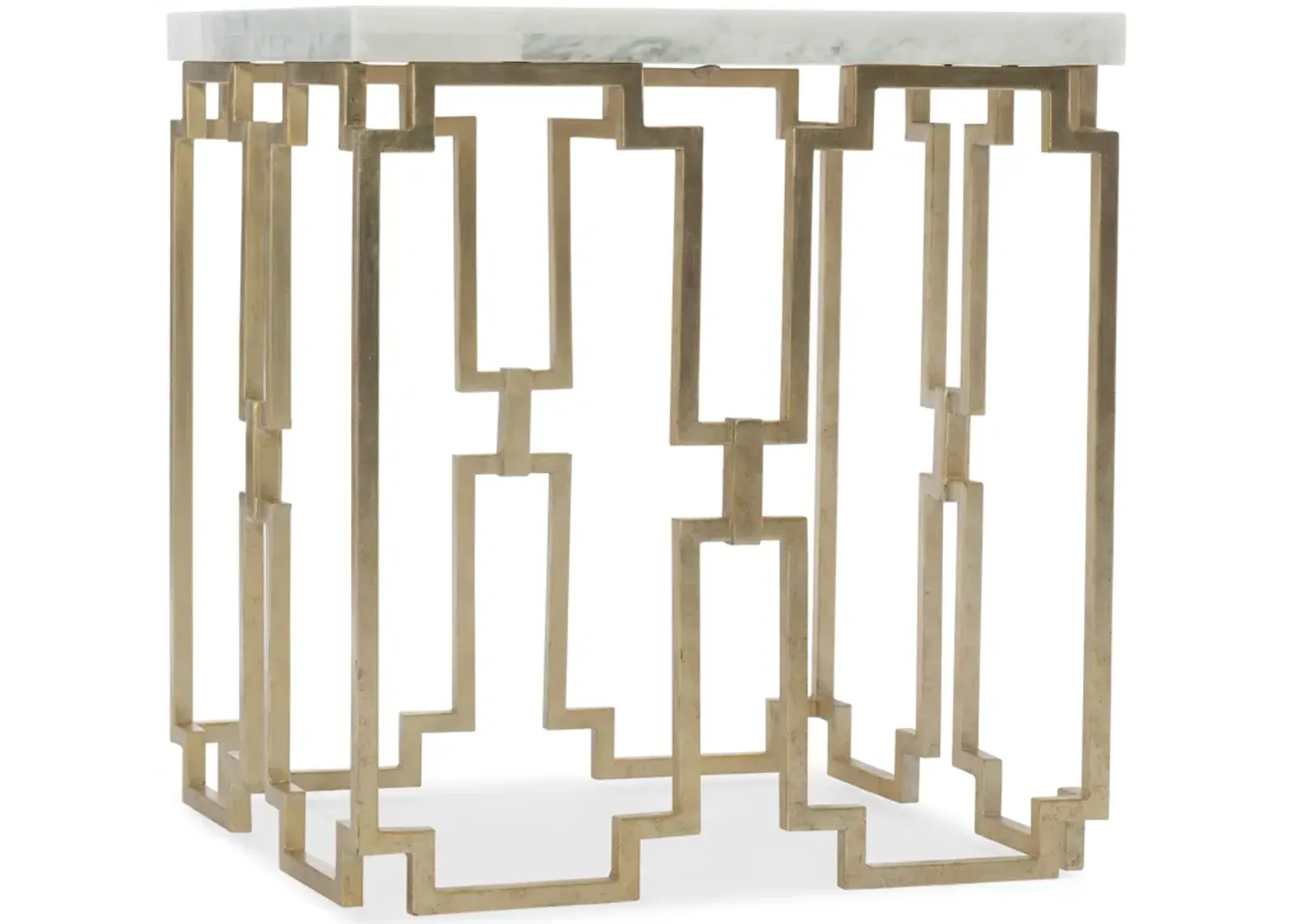 Evermore End Table in Gold