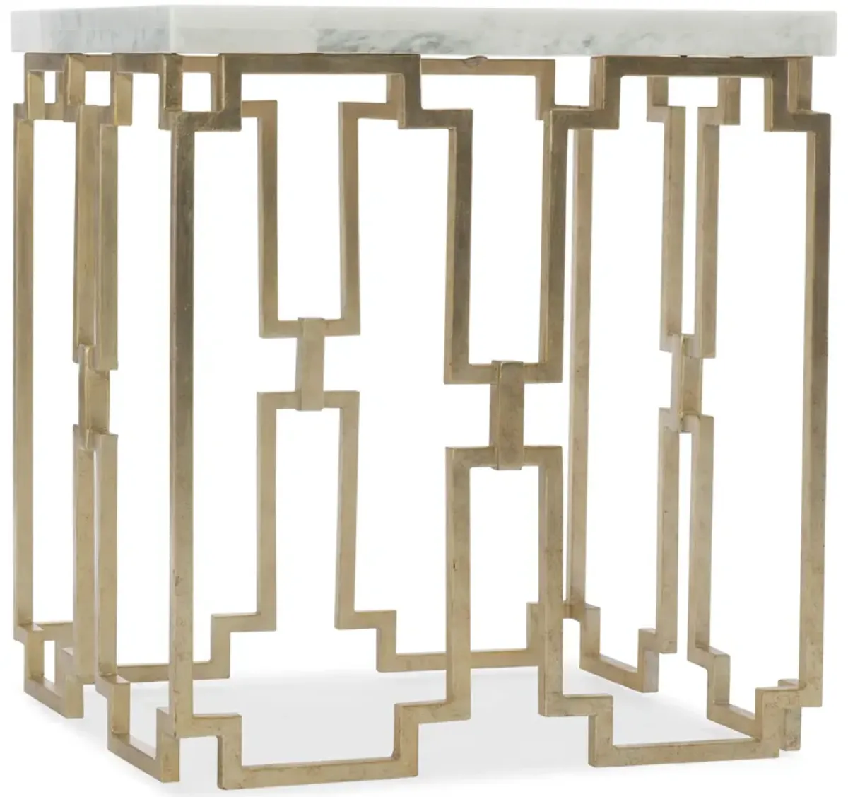 Evermore End Table in Gold