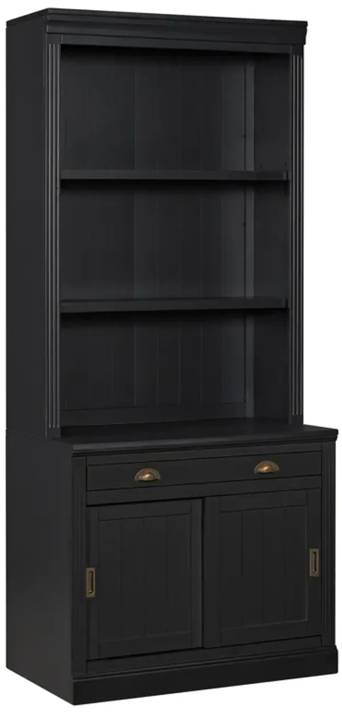 Merax Modern Bookcase Tall Bookshelf with LED Lighting