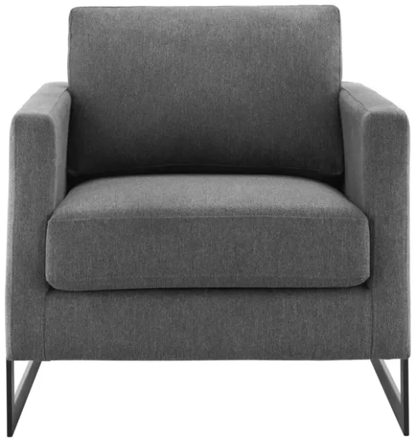 Posse Performance Velvet Accent Chair