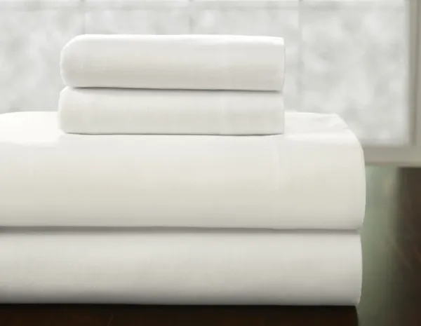 Pointehaven Heavy Weight 100% Cotton Sage Plaid Printed 170 GSM Flannel 4 pc Sheet Set, King