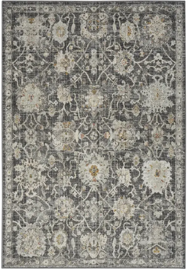 Oushak Home OUS01 Charcoal 5'5" x 7'3" Rug