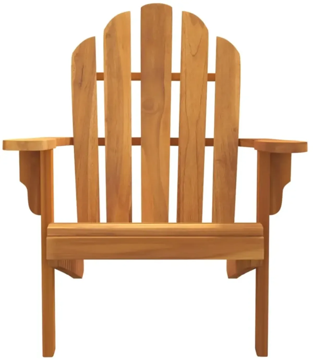 vidaXL Patio Adirondack Chair 31.1"x37.4"x36.2" Solid Wood Teak