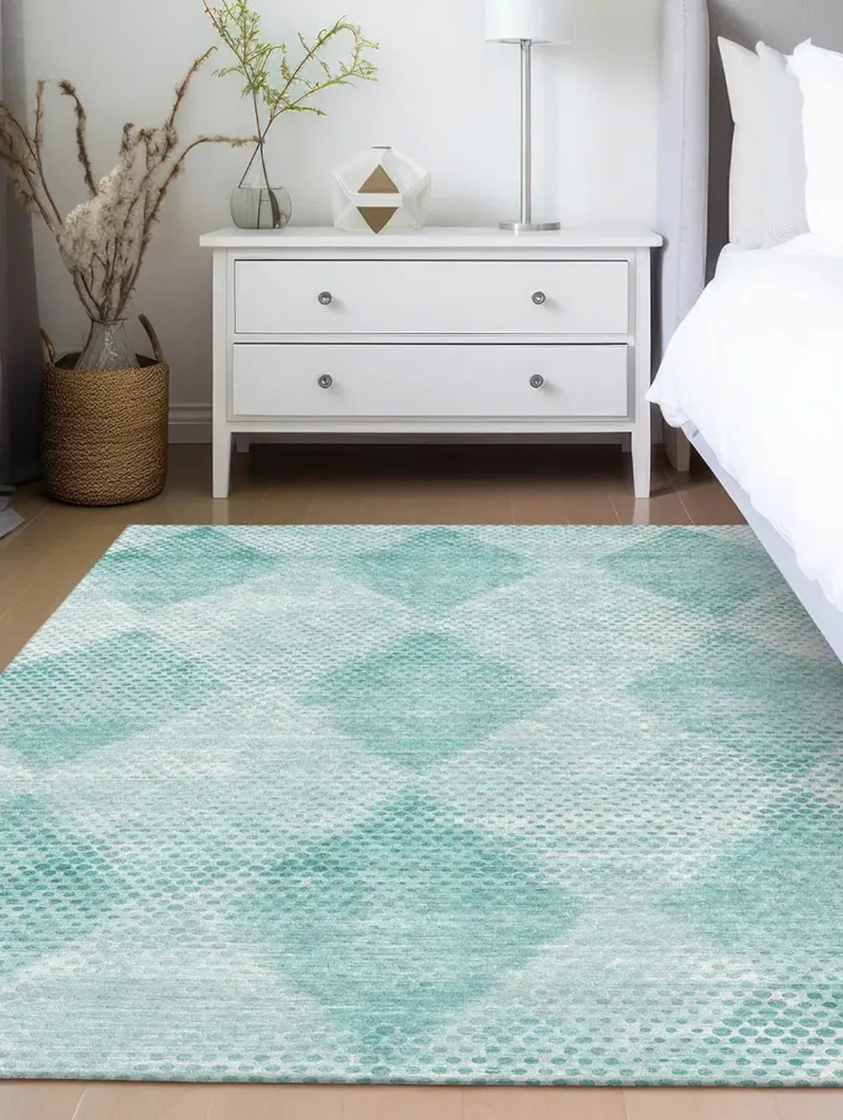 Trevi TV4 Teal 2'3" x 7'6" Rug