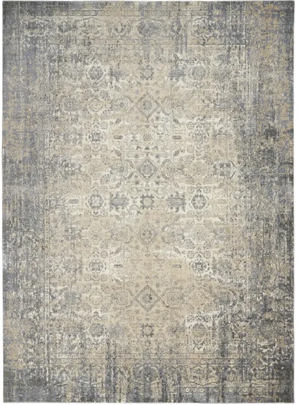 Moroccan Celebration KI3M1 Ivory/Slate 7'10" x 10'6" Rug