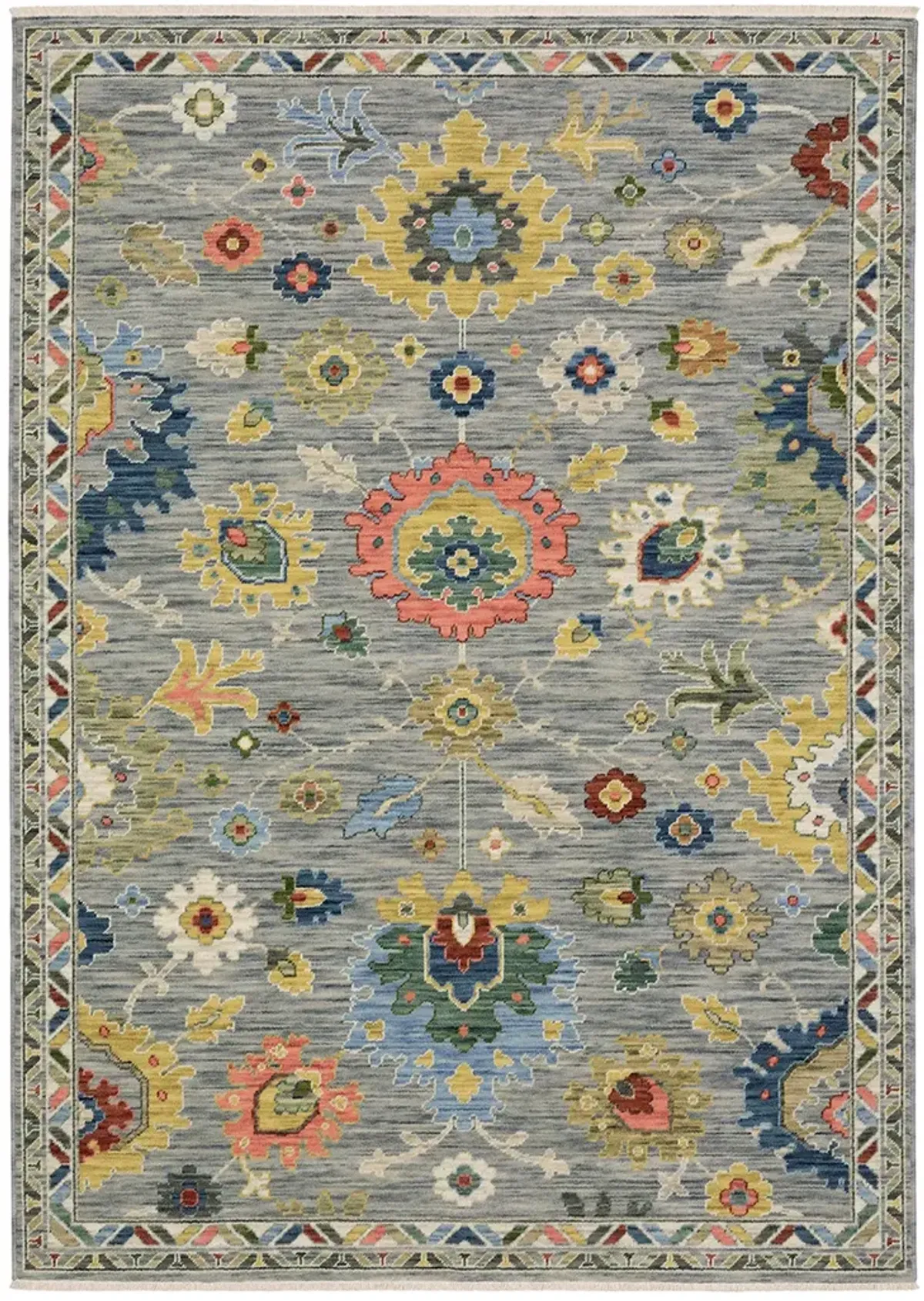 Lucca 9'10" x 12'10" Grey Rug