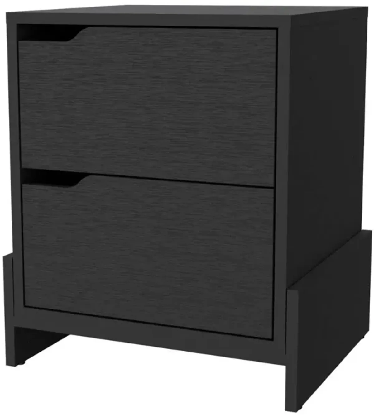 Ralston 2-Drawer Nightstand In Black