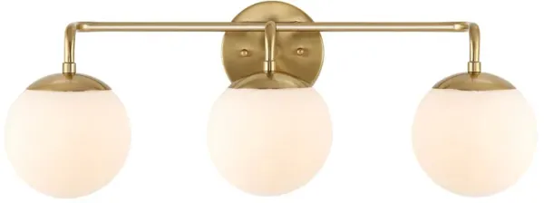 Louis Parisian Globe Metal/Frosted Glass Modern Contemporary LED Vanity Light
