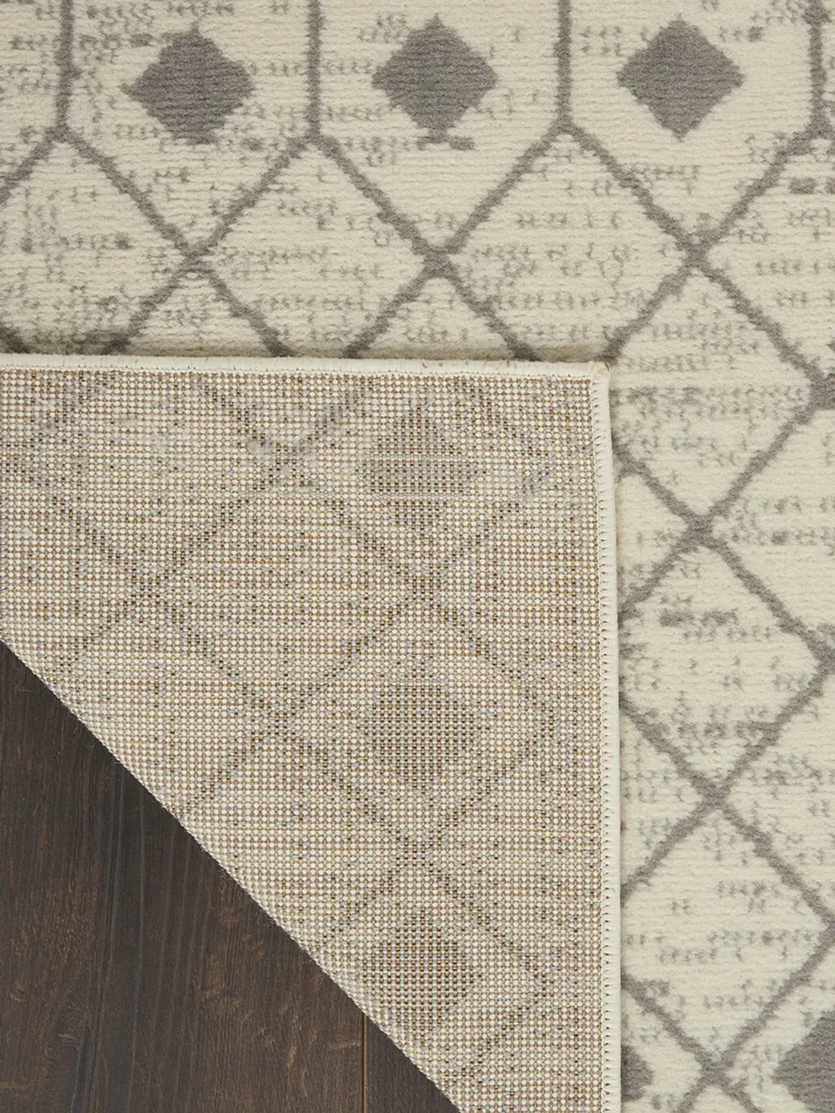 Grafix GRF37 Ivory/Gray 3'9" x 5'9" Rug