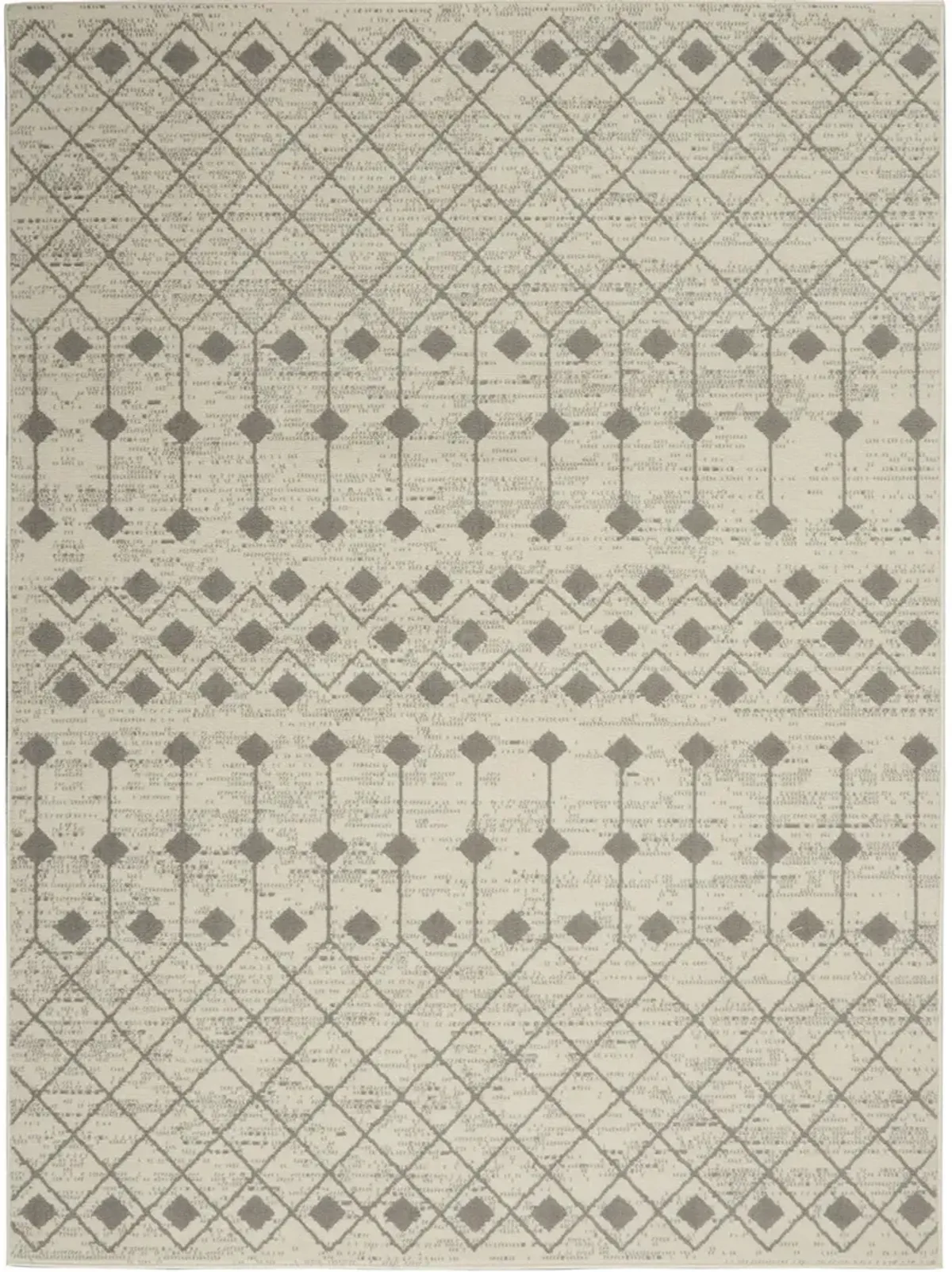 Grafix GRF37 Ivory/Gray 3'9" x 5'9" Rug
