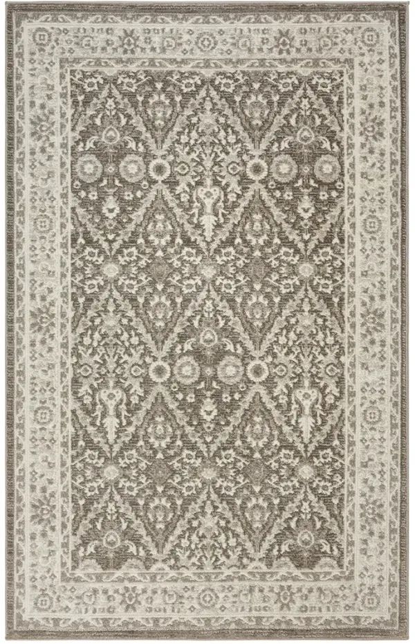 Eco Cycle ECY04 Ivory/Mocha 5'3" x 7'3" Rug
