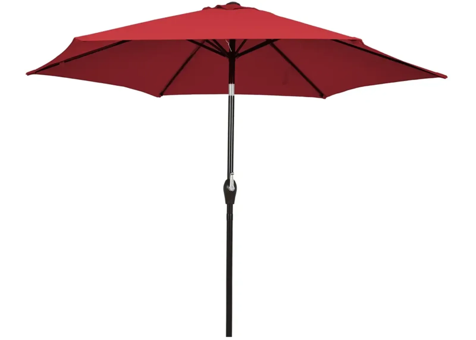 10 Feet Outdoor Patio Umbrella with Tilt Adjustment and Crank