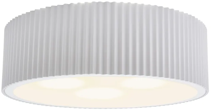 Brendon 17'' Wide 3-Light White Flush Mount