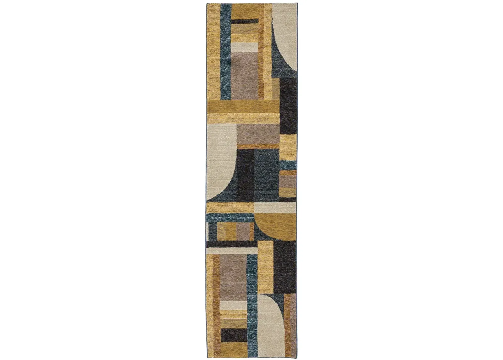 Strada 2'3" x 8' Gold Rug