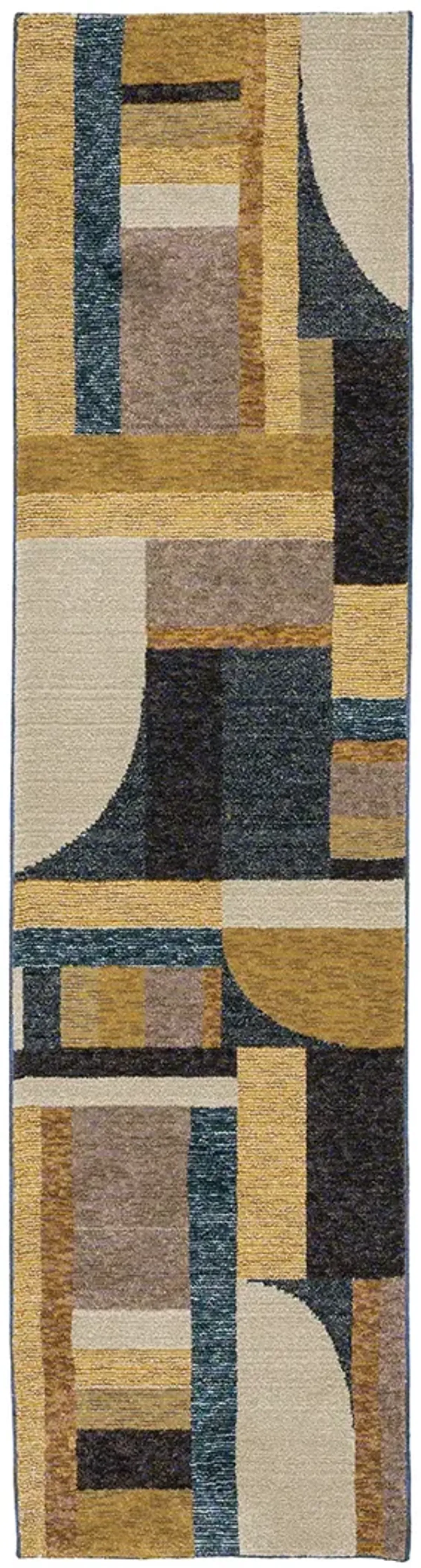 Strada 2'3" x 8' Gold Rug