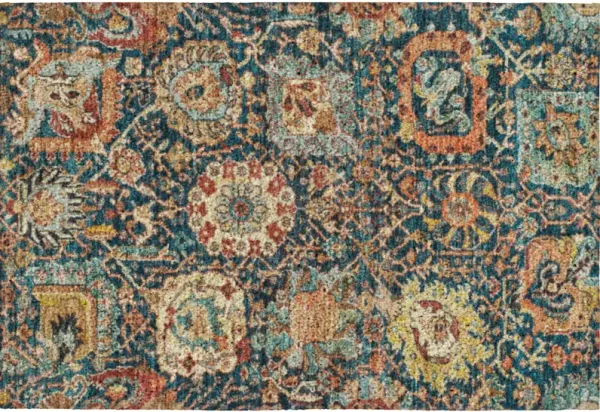 Tabrook TB10 Navy 20" x 30" Rug