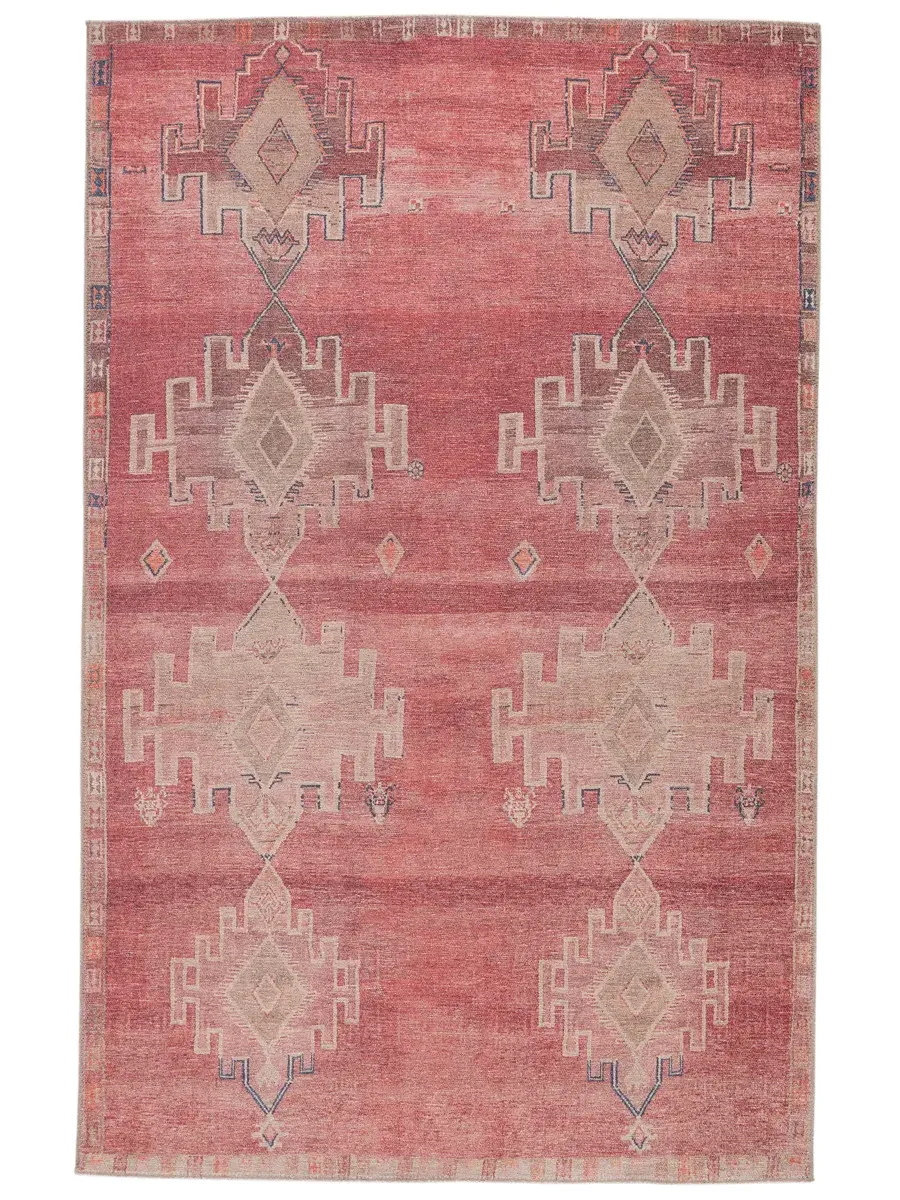 Kairos Evadne Pink 2'6" x 12' Runner Rug