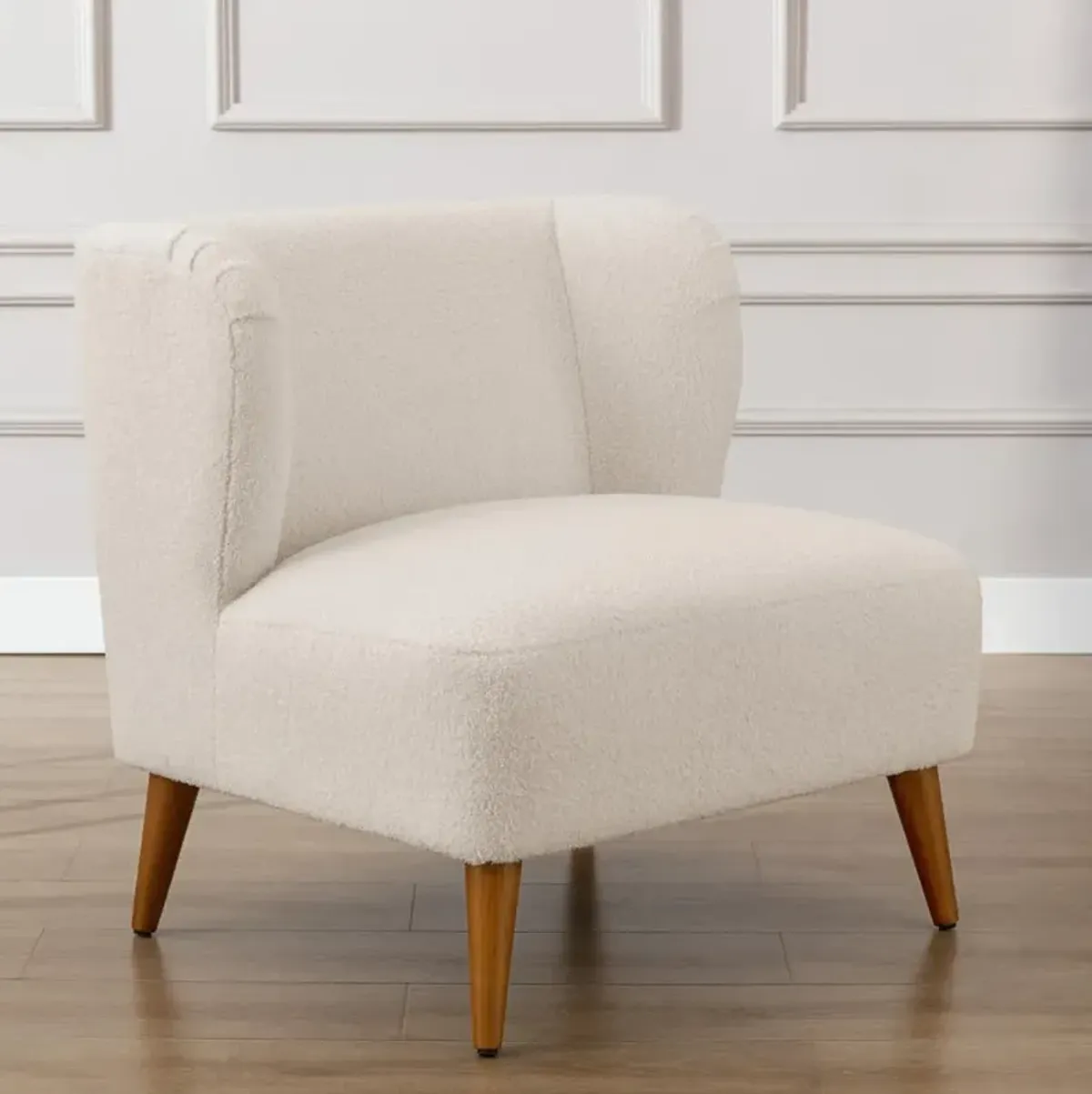 Comfort Pointe Vesper Boucle Accent Chair - Milky White