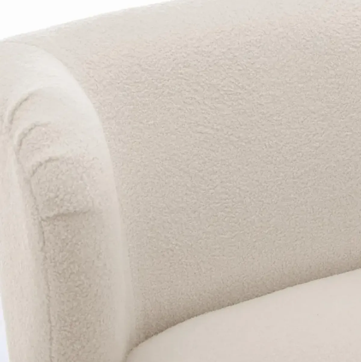 Comfort Pointe Vesper Boucle Accent Chair - Milky White