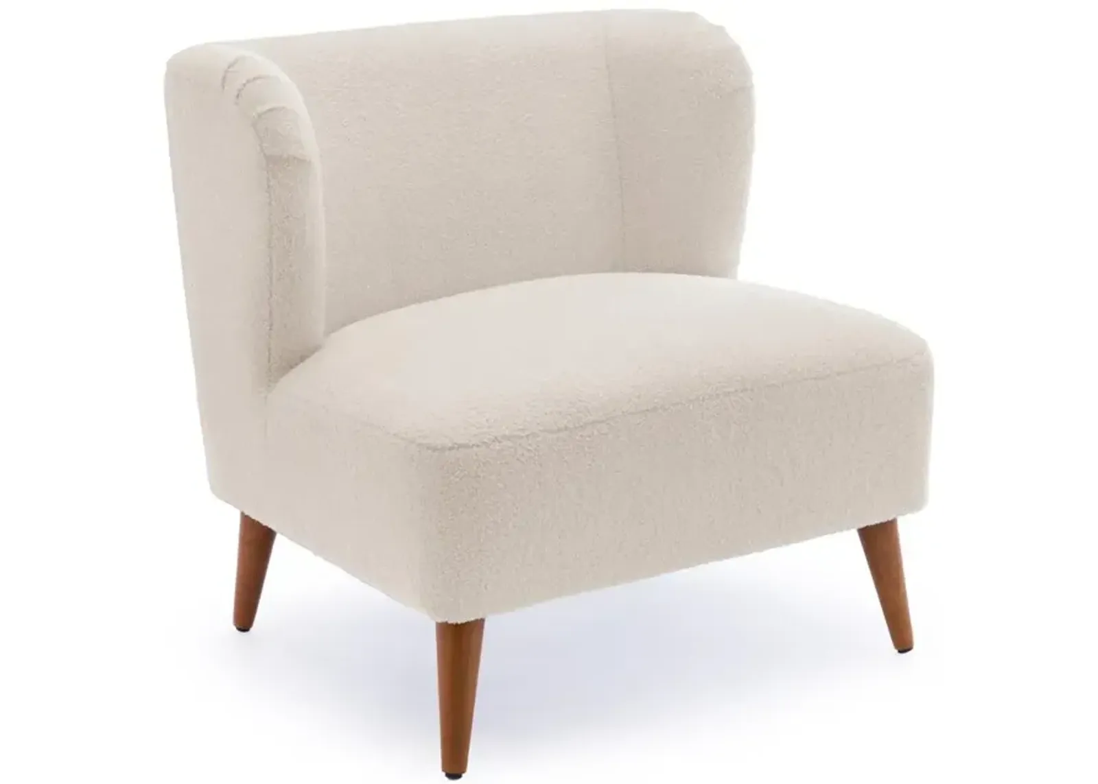 Comfort Pointe Vesper Boucle Accent Chair - Milky White