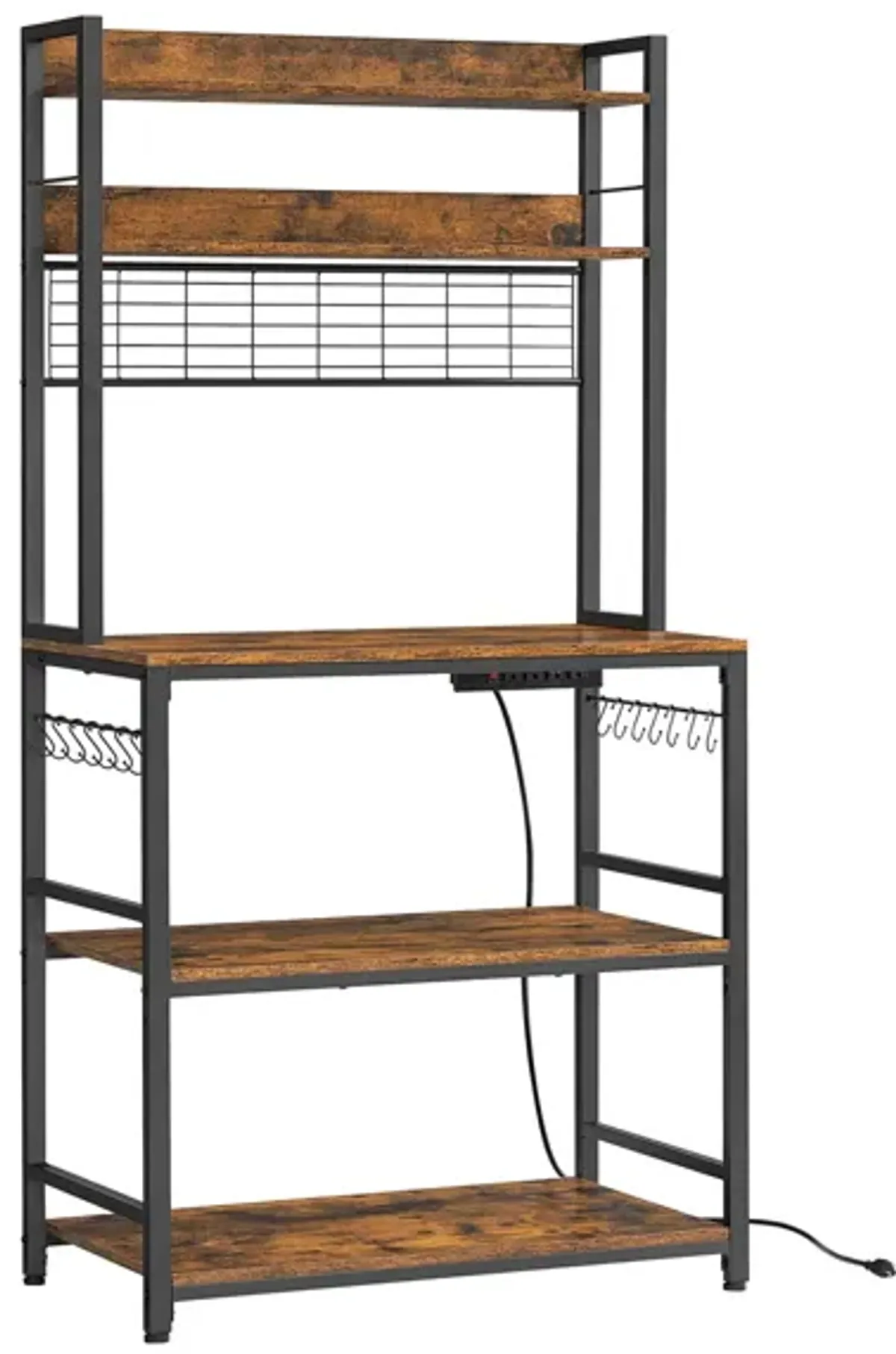 Bakers Rack with Power Outlet