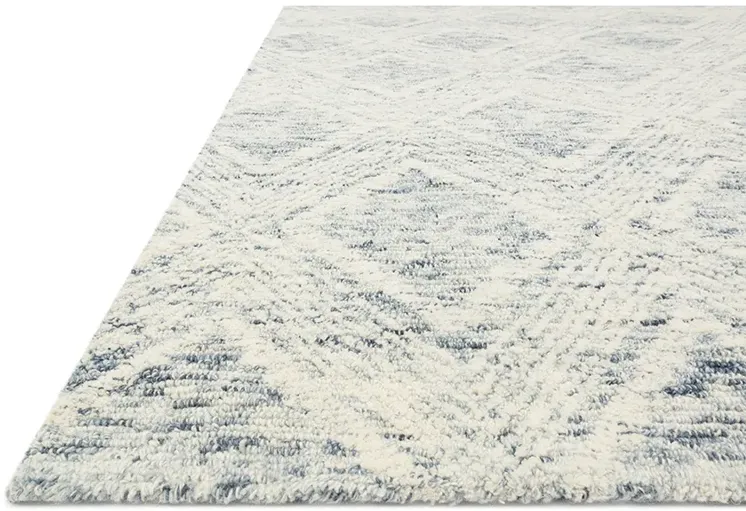 Kopa KO07 Denim/Ivory 2'6" x 7'6" Rug by ED by Ellen DeGeneres