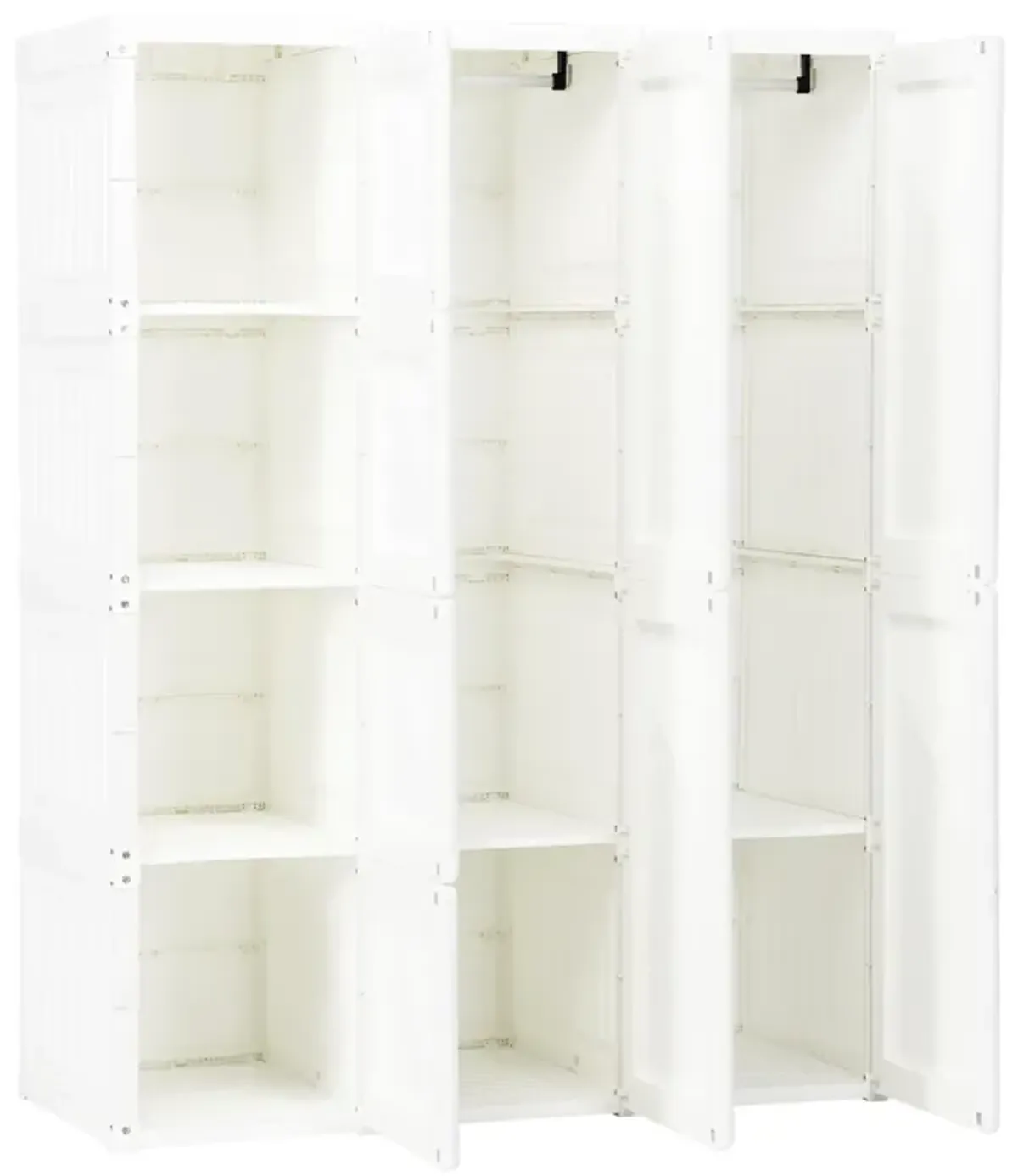 Foldable Closet Clothes Organizer with Cubby Storage