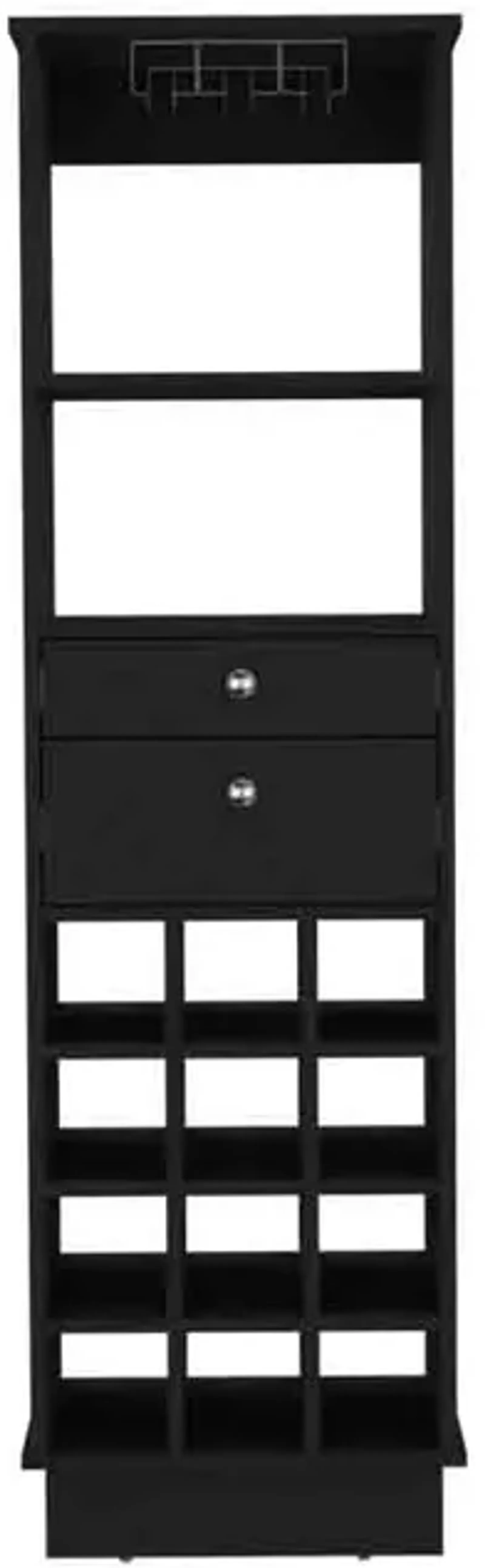 Bar Cabinet Bureck, Living Room, Black