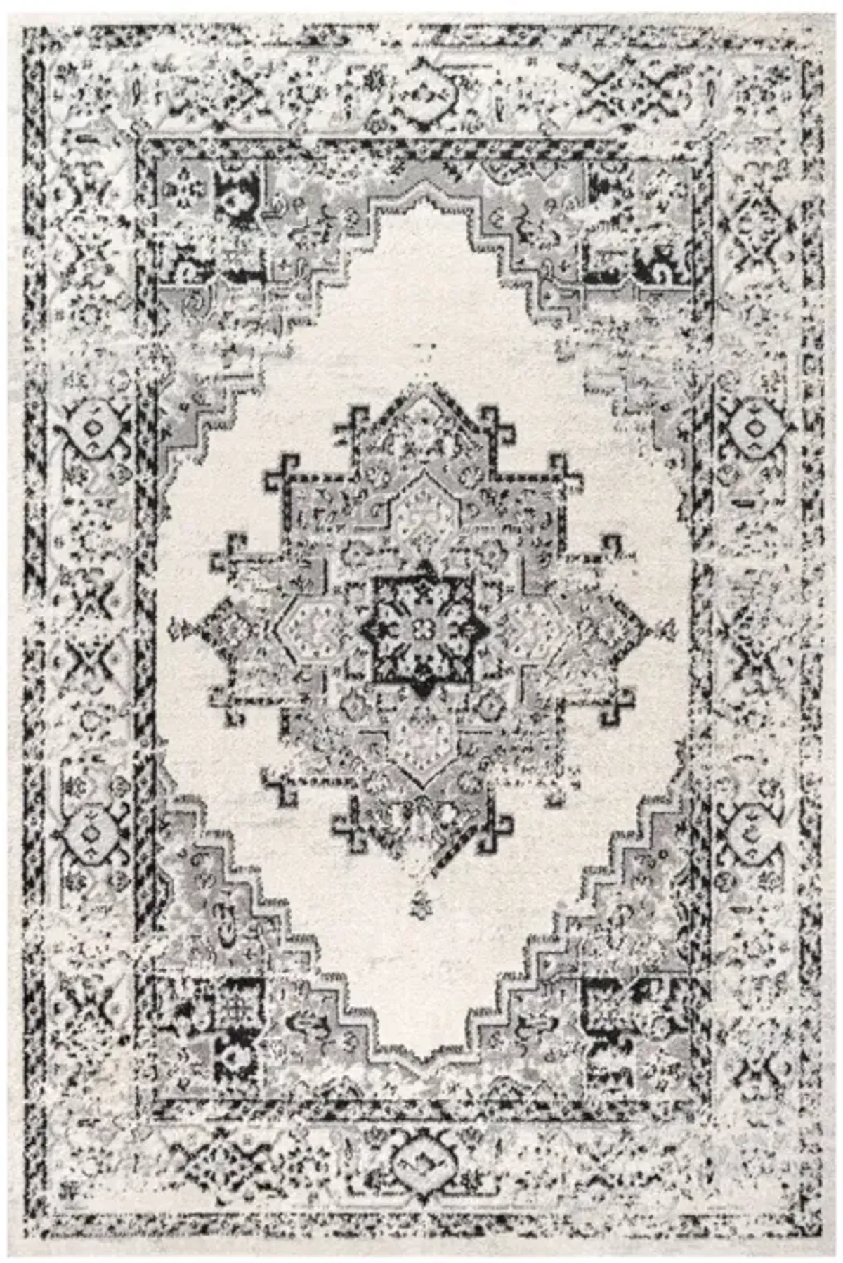 Inigo Cottage Medallion Area Rug