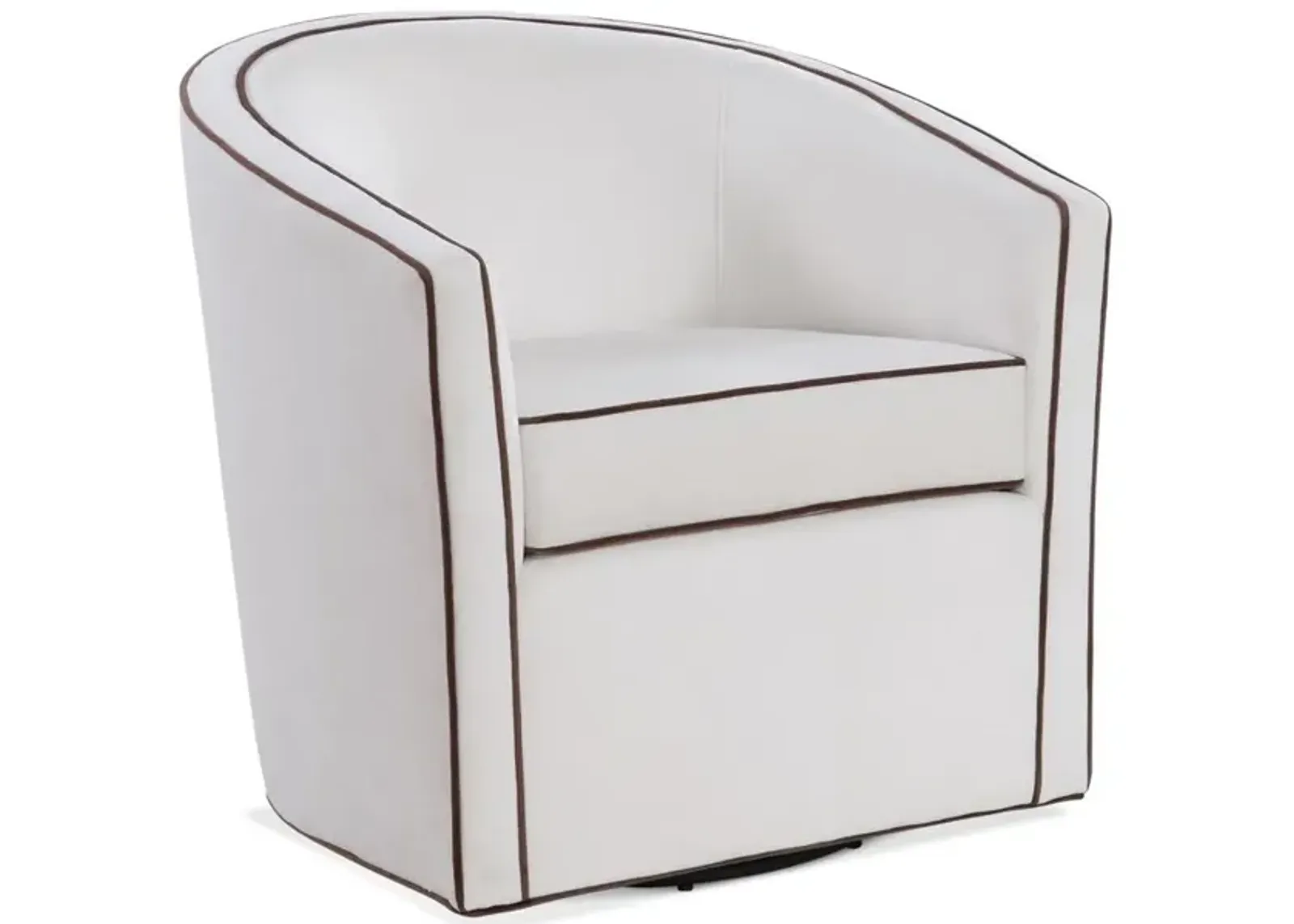 Comfort Pointe Keely Cream Swivel Chair