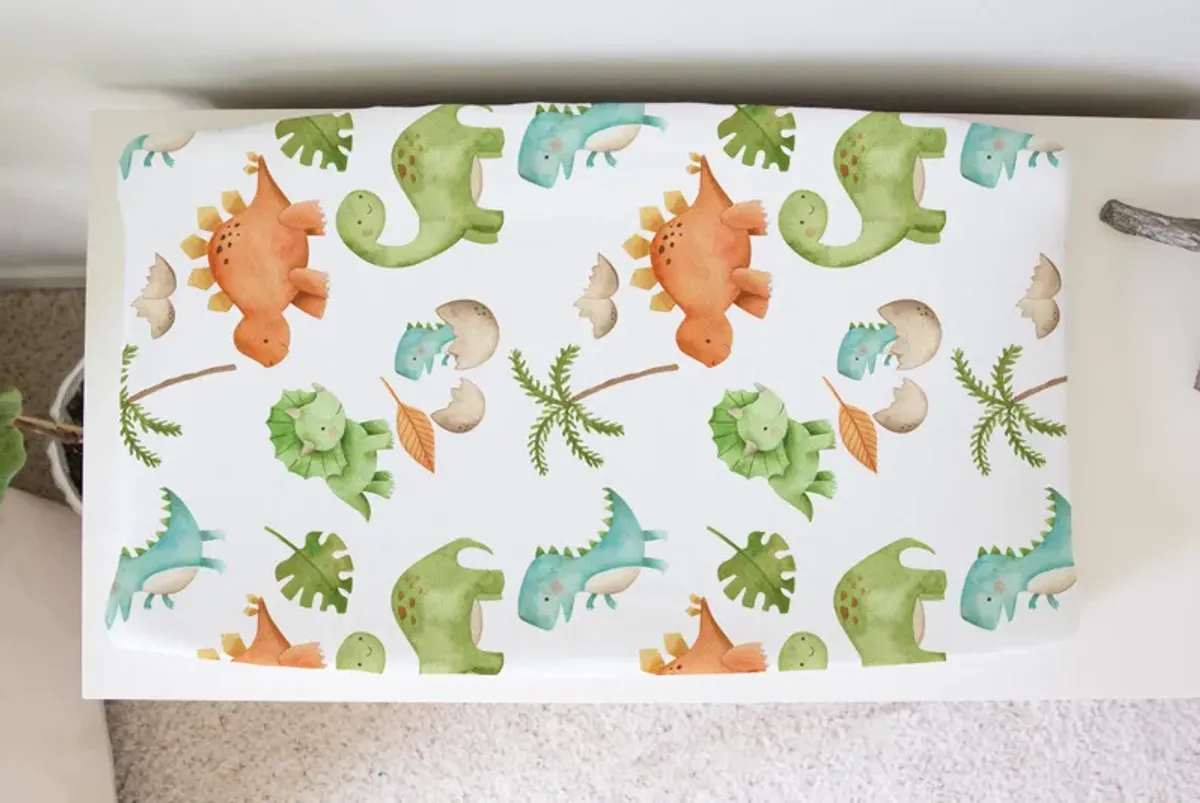 Baby Changing Pad Cover - Dinosaurs