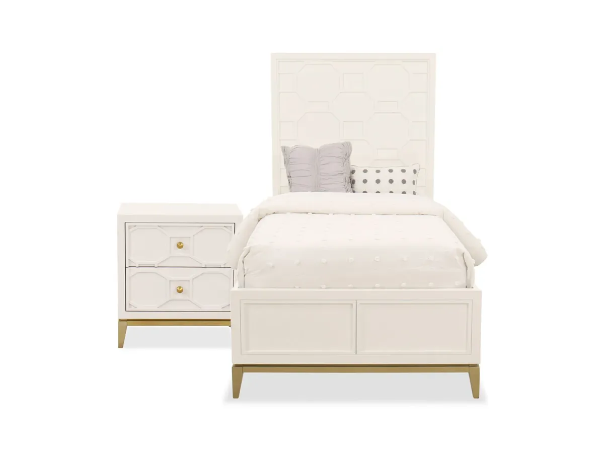 Uptown Youth 2pc Twin Bed Set