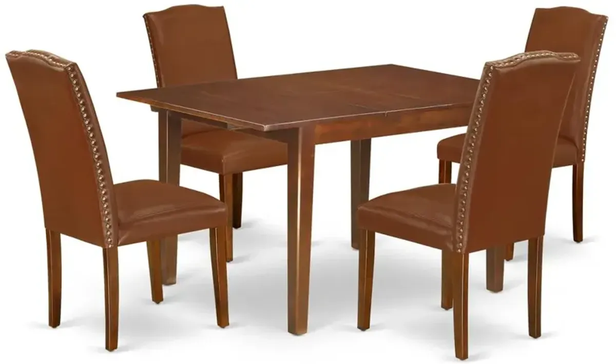 Dining Room Set Mahogany, MLEN5-MAH-66