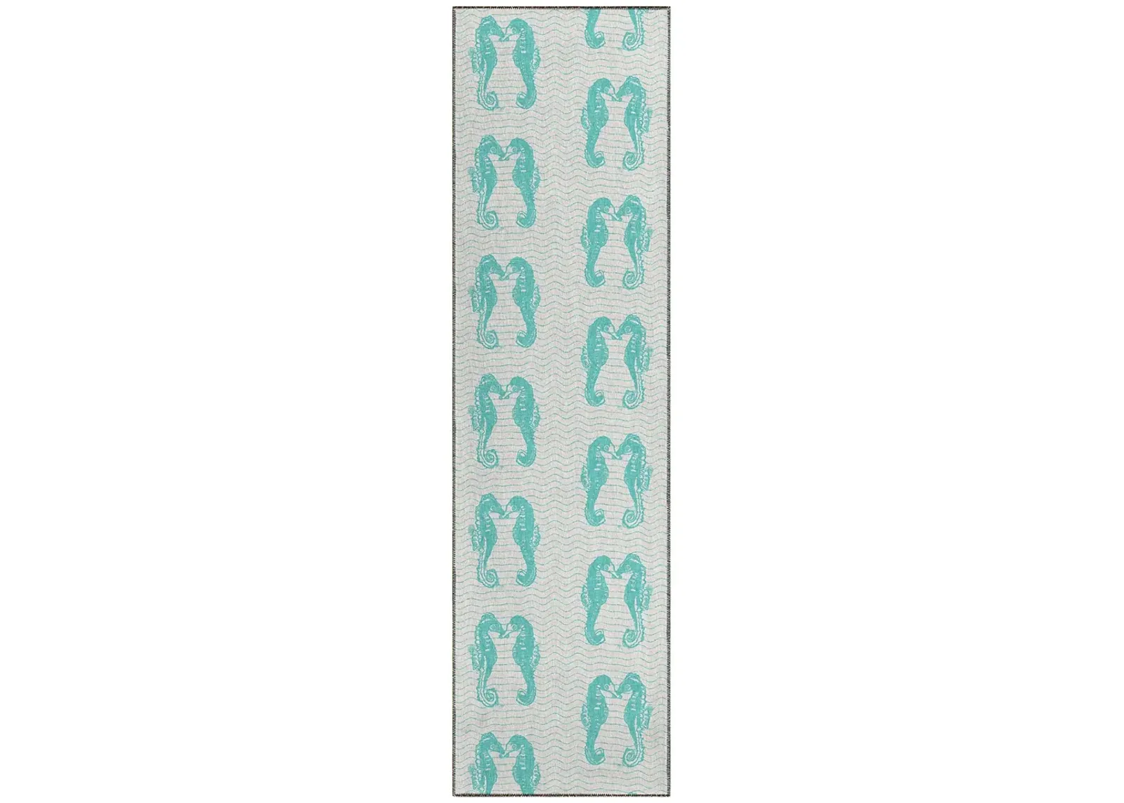 Seabreeze SZ15 Teal 2'3" x 7'6" Rug