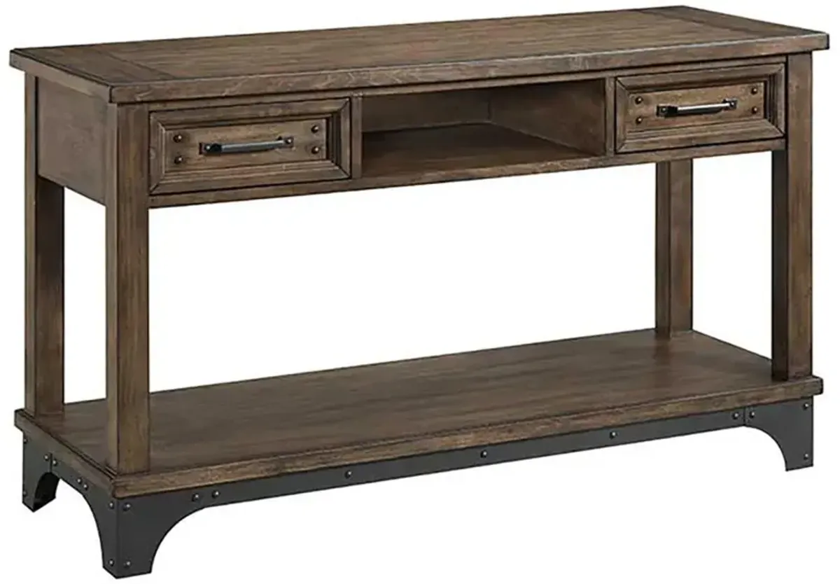 Sofa Table, 50 x 18 x 30 in Gun Powder Gray