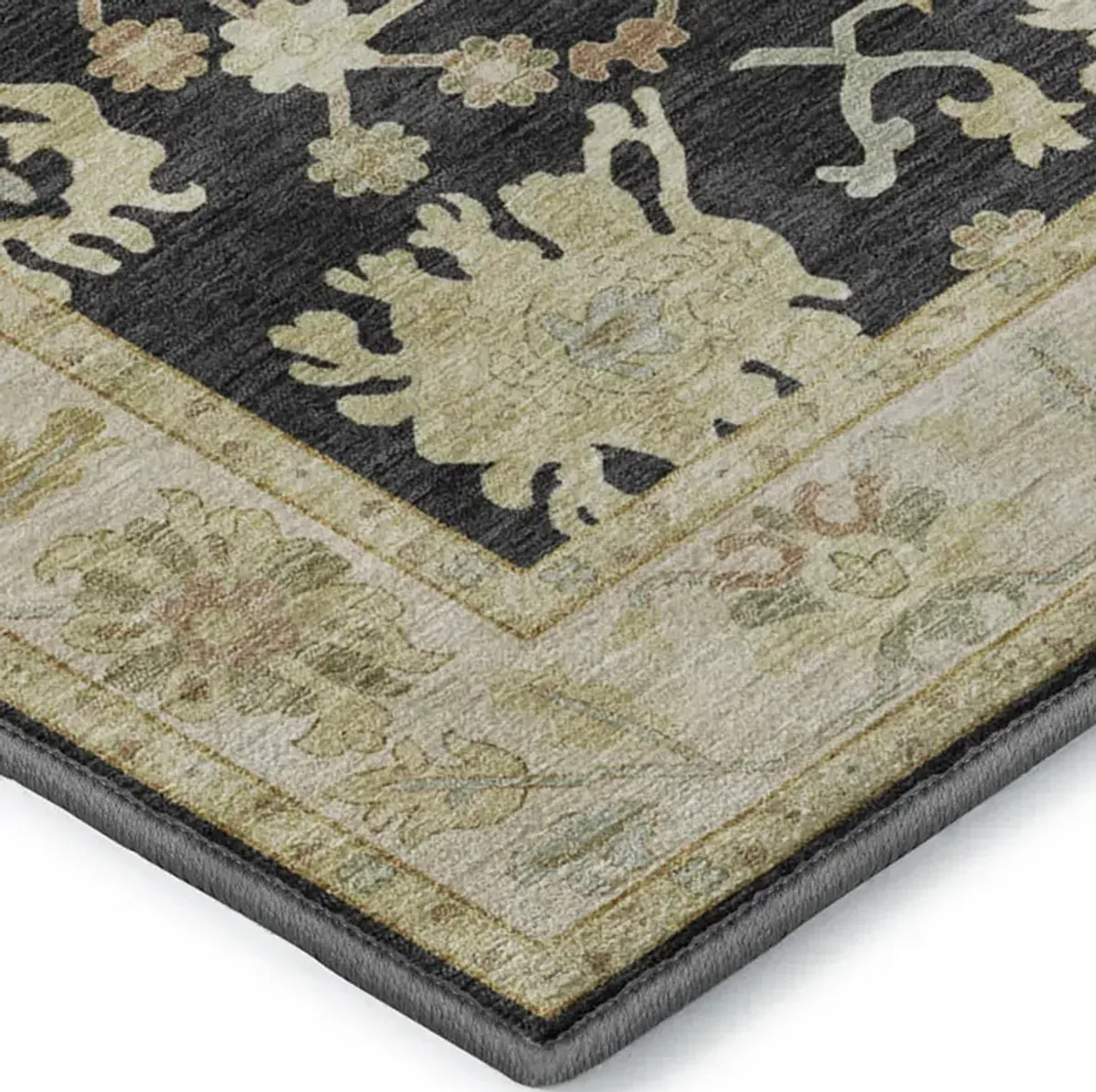 Hatay HY2 Black 2'3" x 7'6" Rug