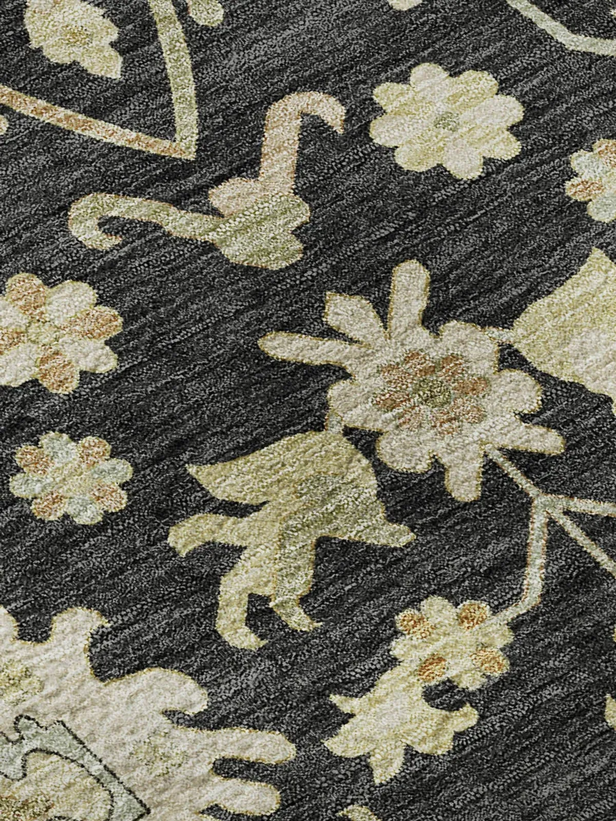 Hatay HY2 Black 2'3" x 7'6" Rug