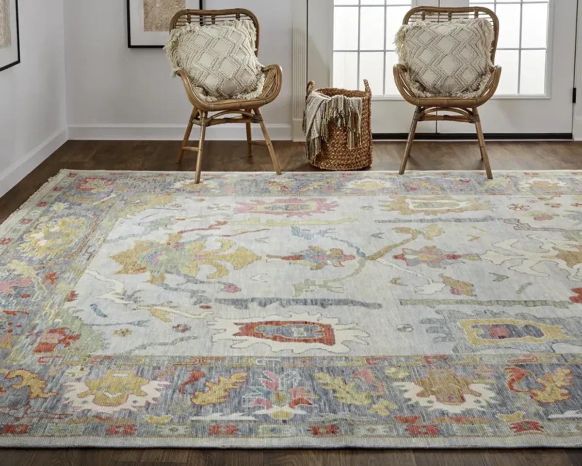 Karina 6794F Blue/Gray/Gold 2'6" x 8' Rug