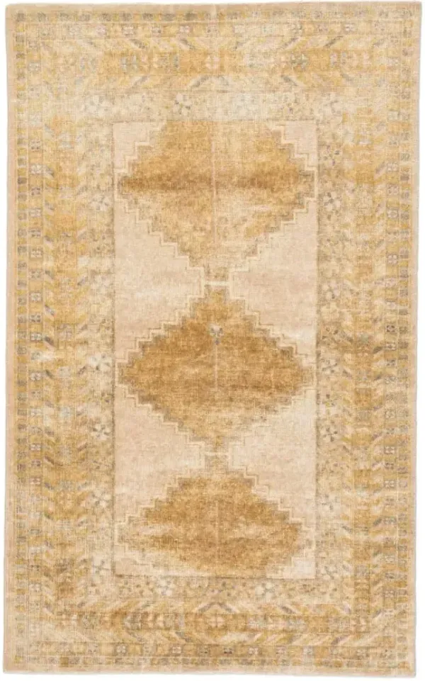 Gallant Enfield Yellow/Gold 3' x 12' Runner Rug