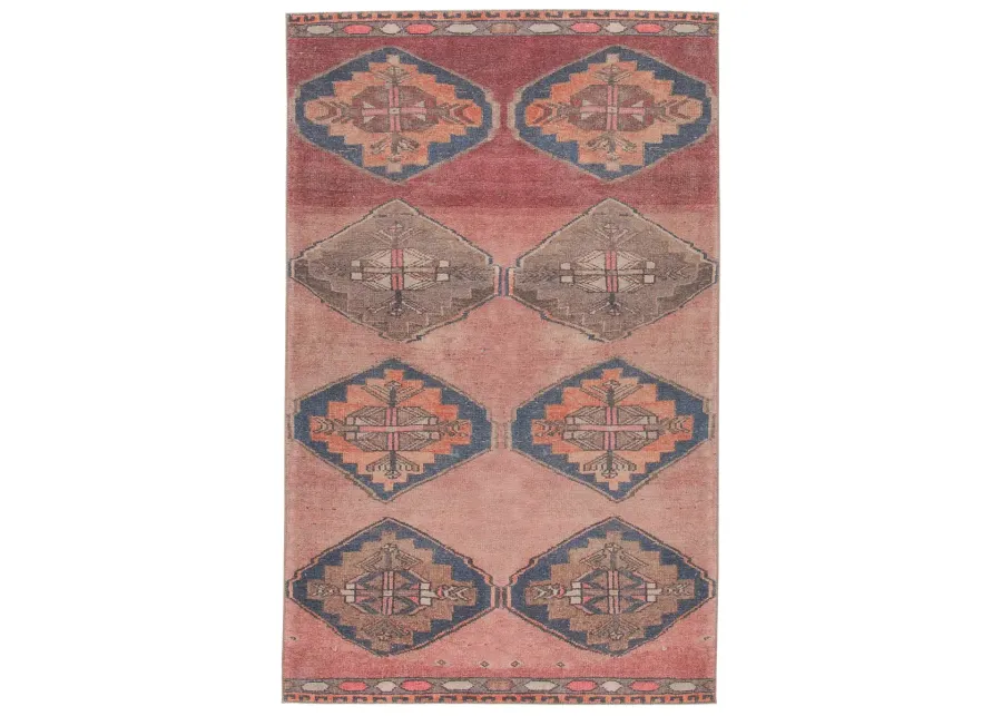 Kairos Mirta Pink 2'6" x 7'6" Runner Rug