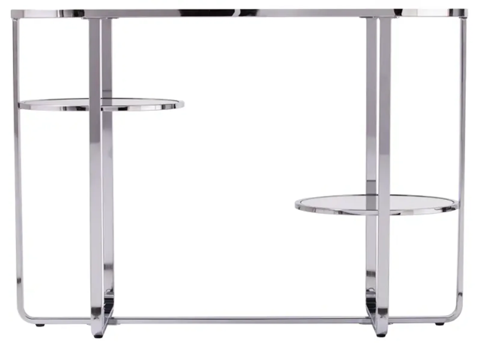 Maxina Mirrored Console Table w/ Storage