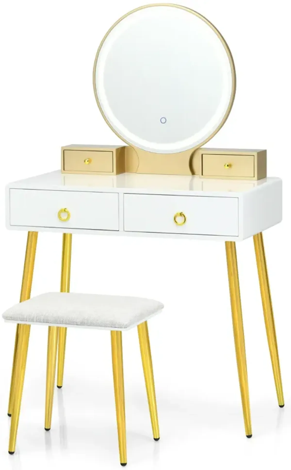 Vanity Table Set with Mirror